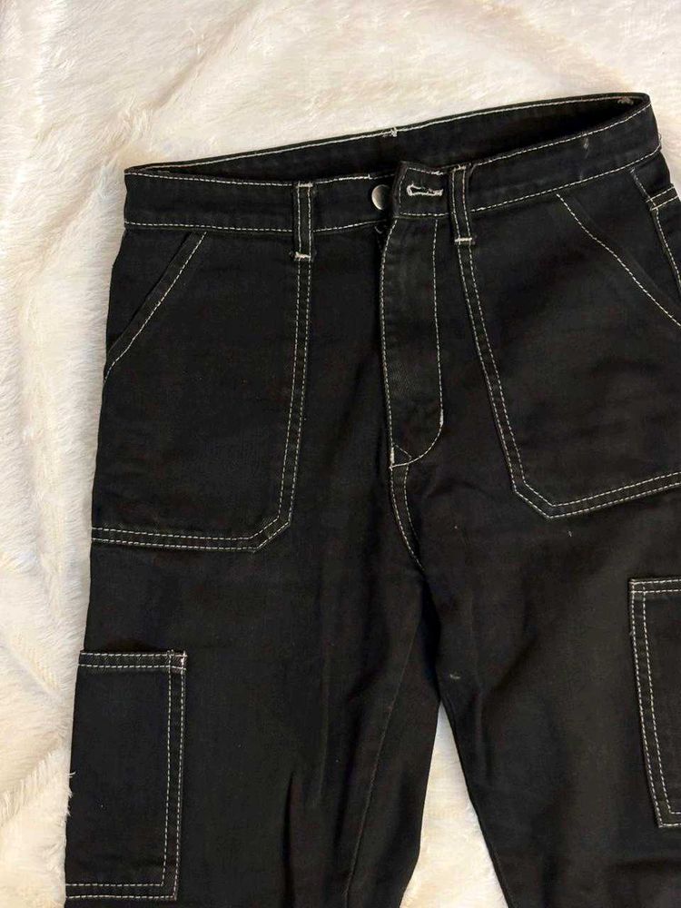 Black Cargo Pants