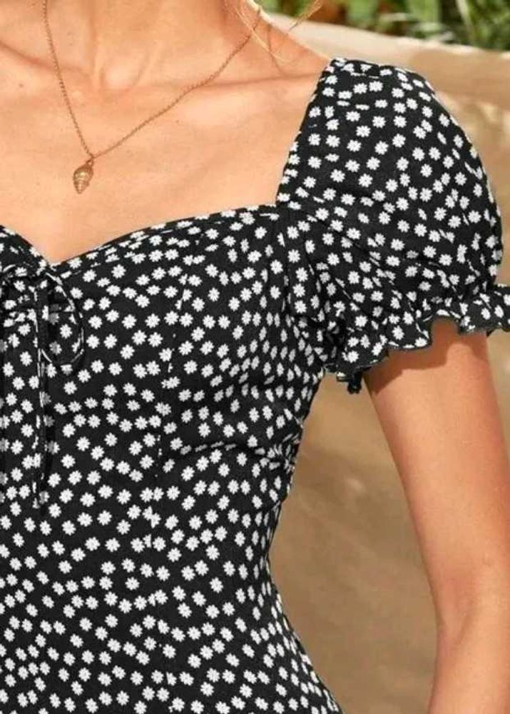 Polka Dot Mini Dress