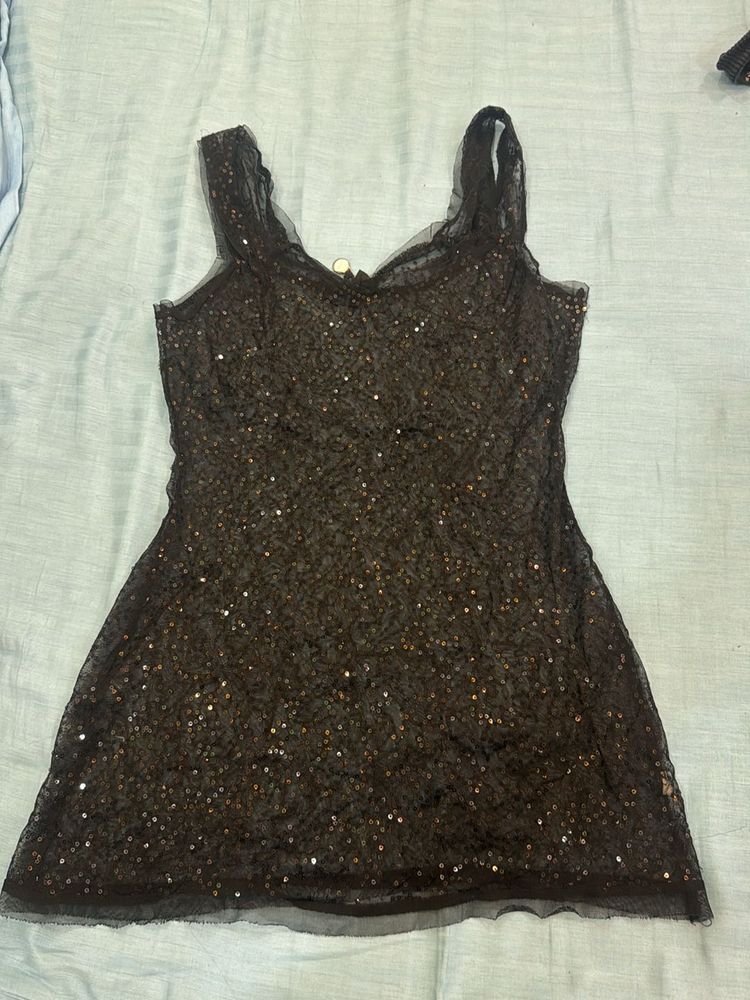 Net Party Wear Top