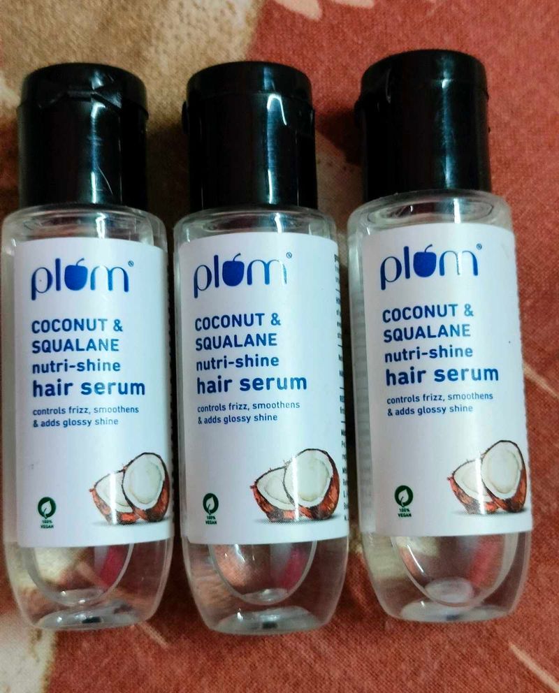 Plum Hair Serum pack of 3