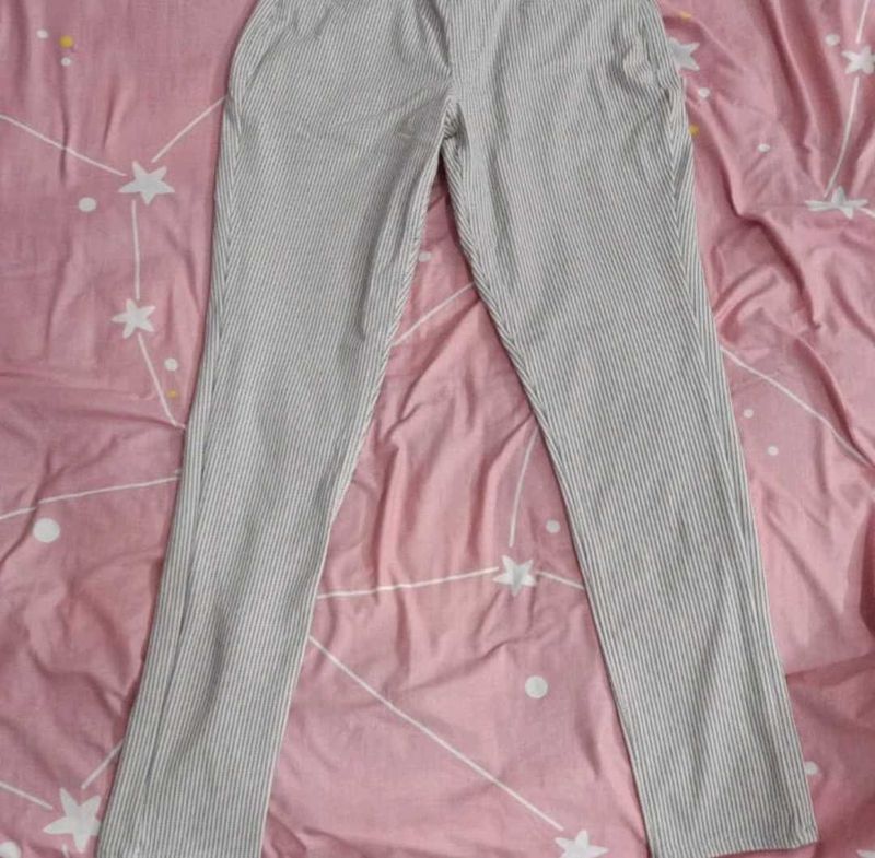 Go Colors White Office Pants