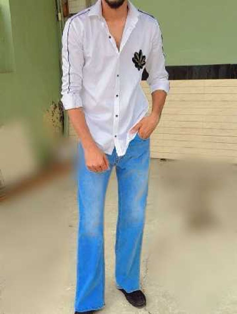 it's a shirt , jeans