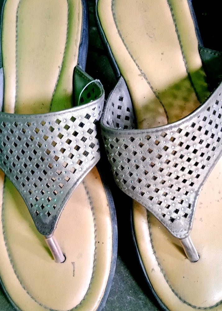 Silver Flats &amp; Sandals
