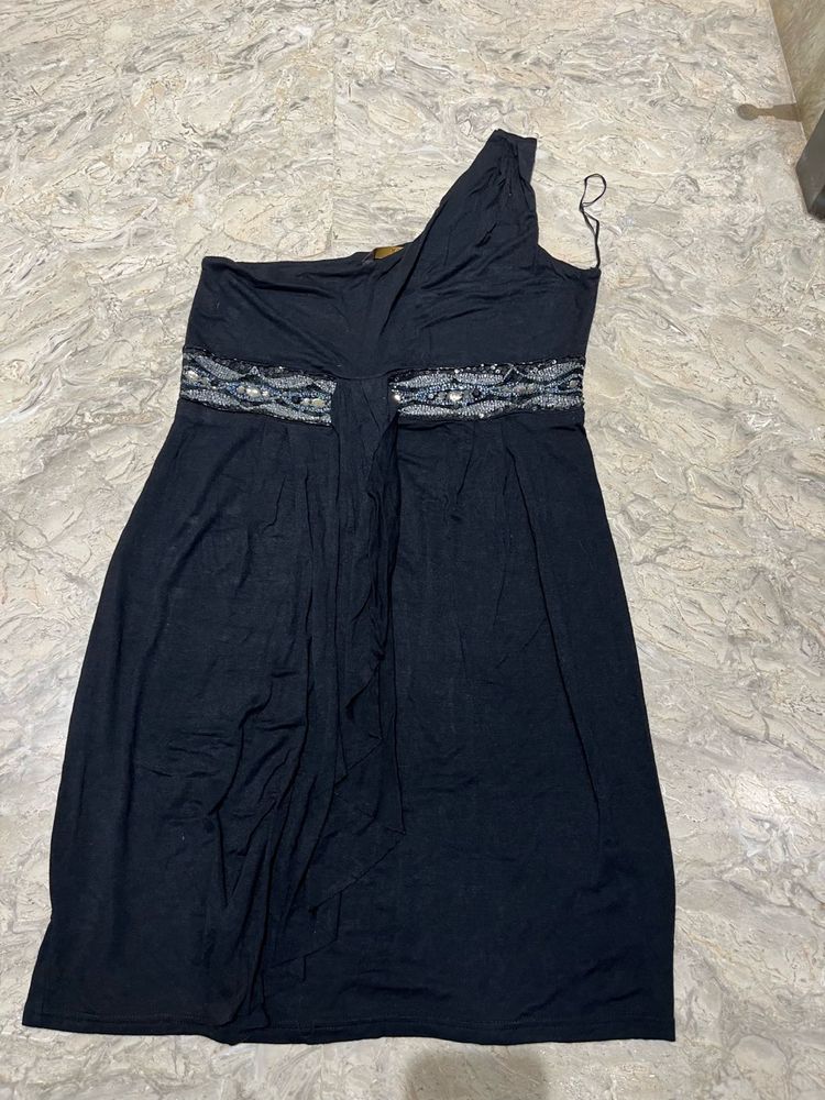 Black One Shoulder Dress