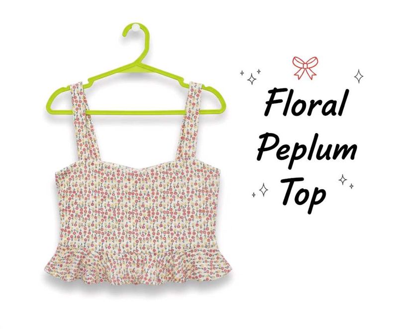 Floral Peplum Top