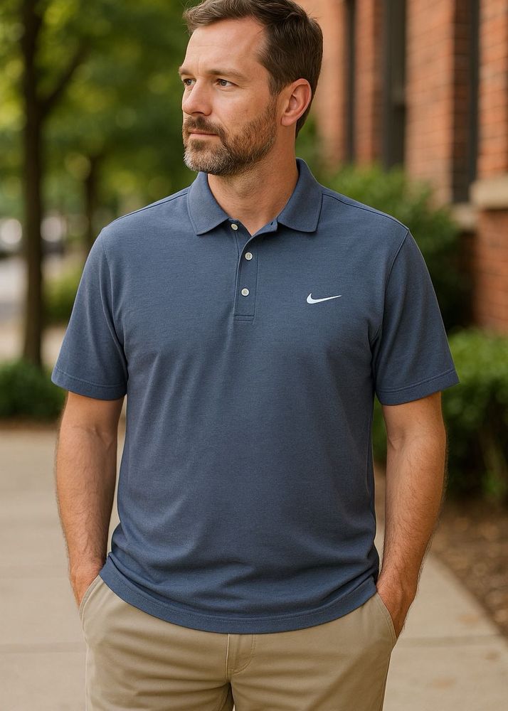 Nike Polo Tshirt Blue
