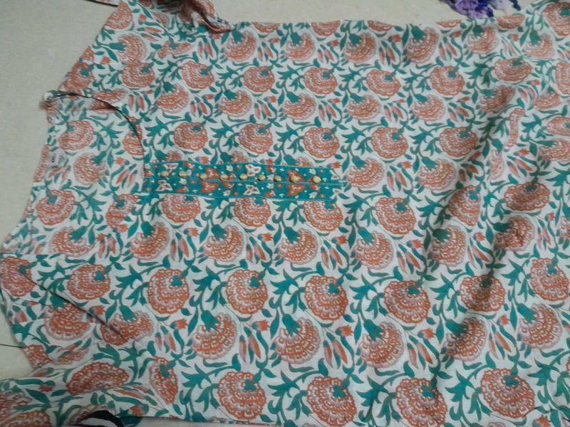 multi Floral Print Kurta