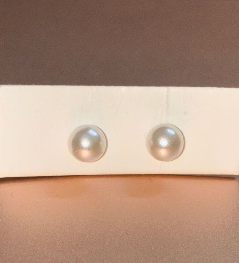 Classic Pearl Stud Earrings