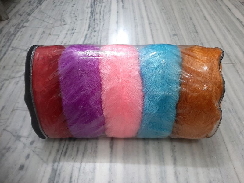 Colorful Fur Cushions❤🧡💙💜💖