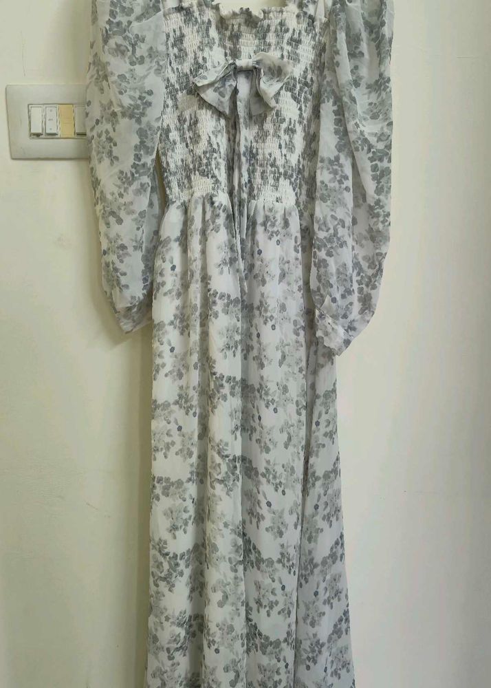 Floral Print Maxi Dress