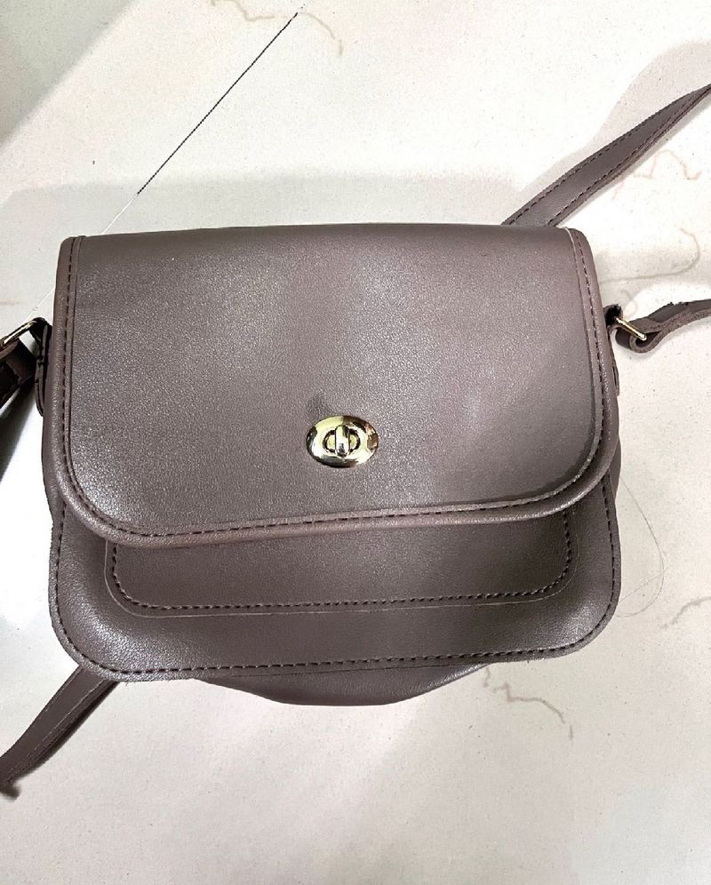 New Miniso Nude Leather Blend Sling Bag