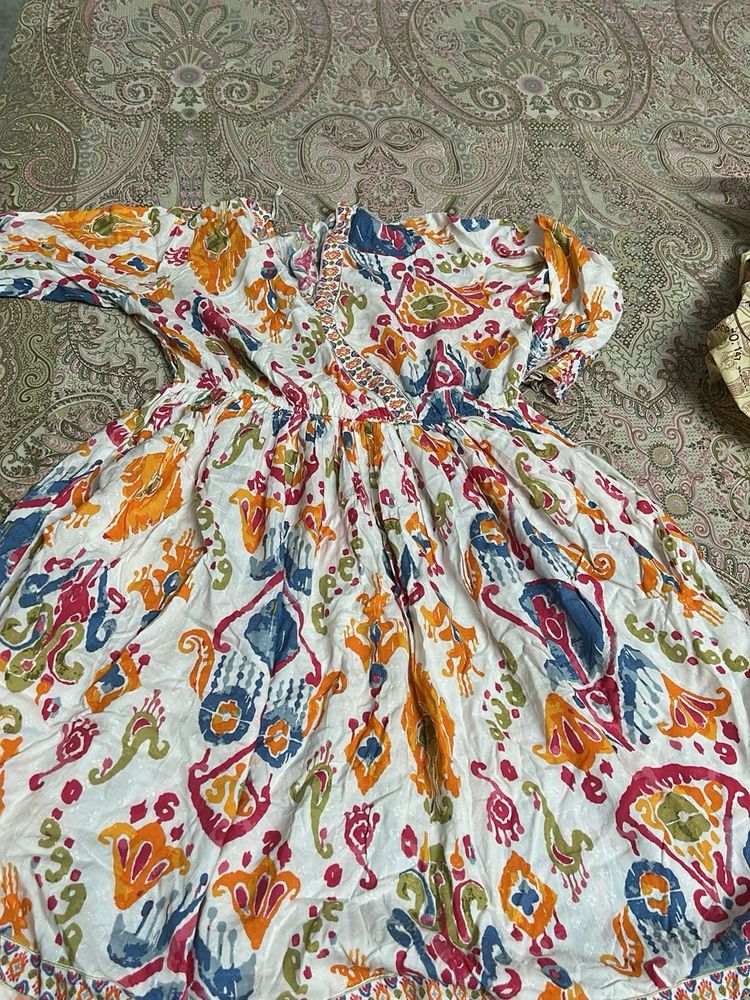 Colorful Printed Dress