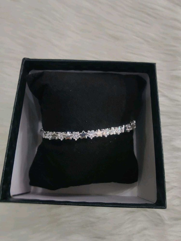 925 Starry Silver Bracelet With Hallmark