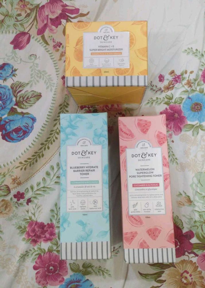 Dot N Key Toners And Vitamin C Moisturizer