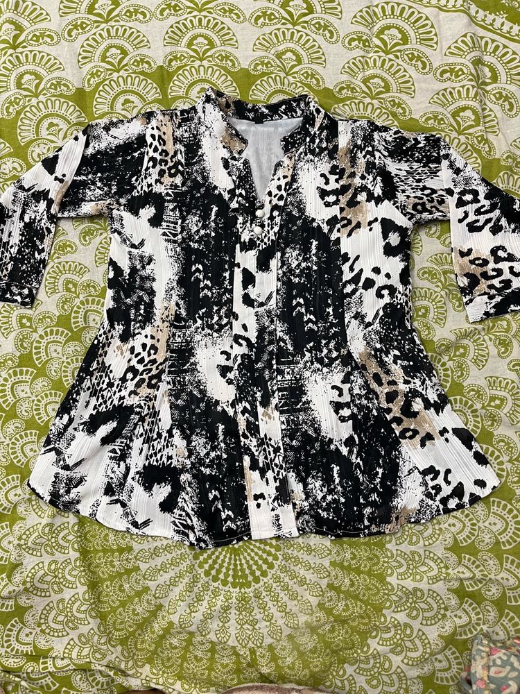 Animal Print Top
