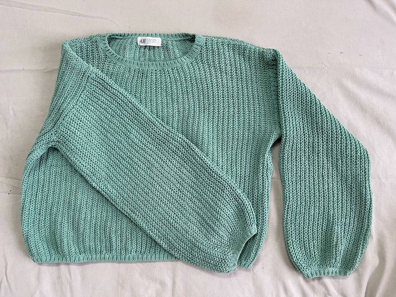Green Knit Sweater
