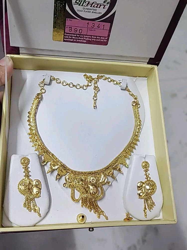 Gold Plated Jewellery Set
