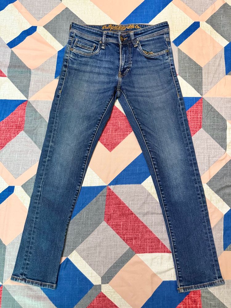 Roadster Men's Blue Denim Jeans