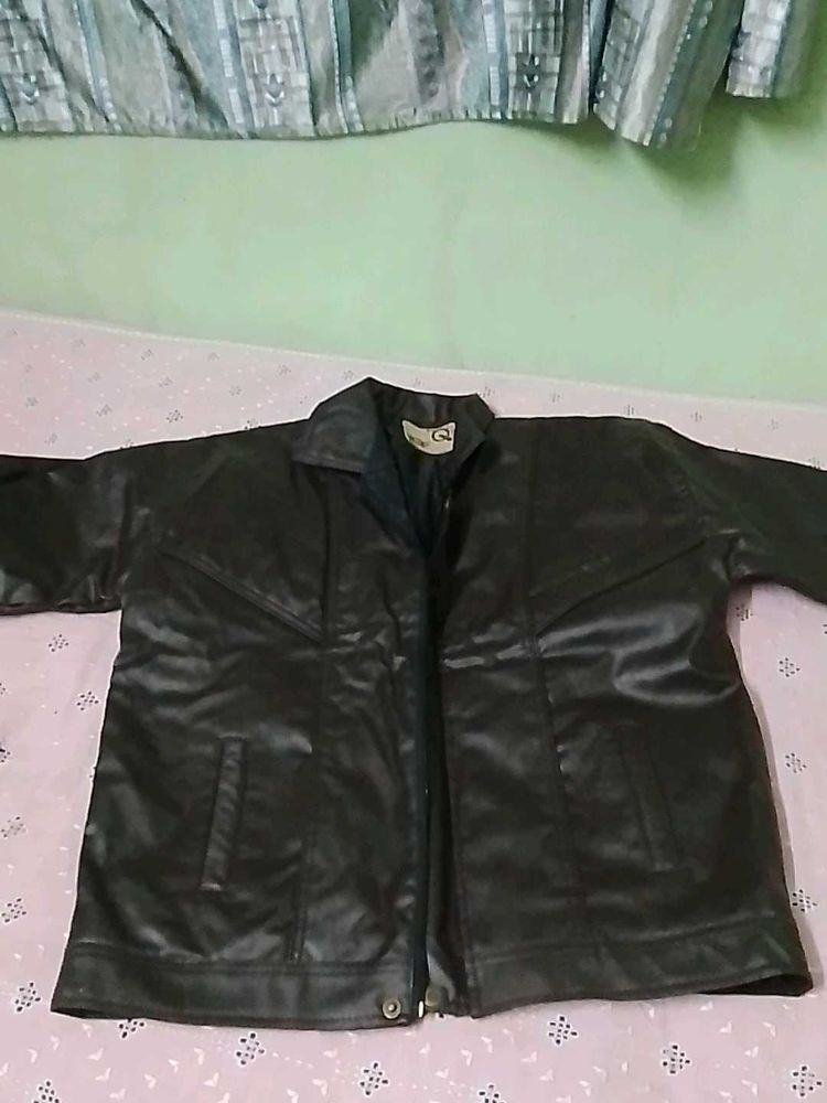 Stylish Black Leather Jacket