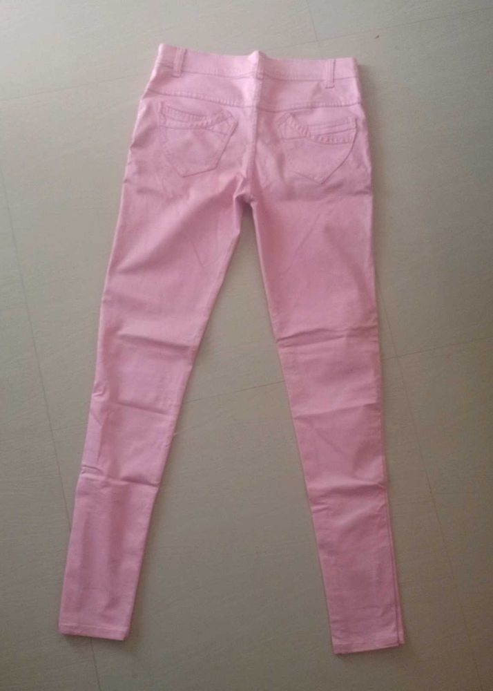 Pink Jeans Or Trouser