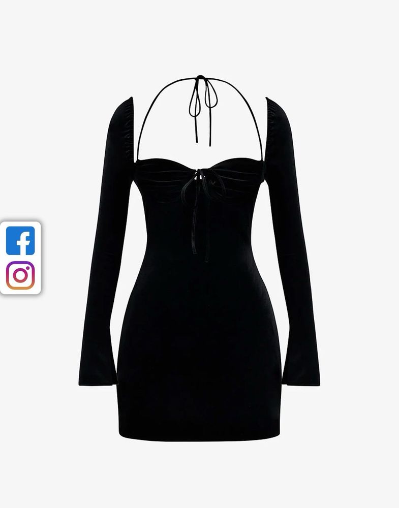 Westo Halter Neck Black Dress