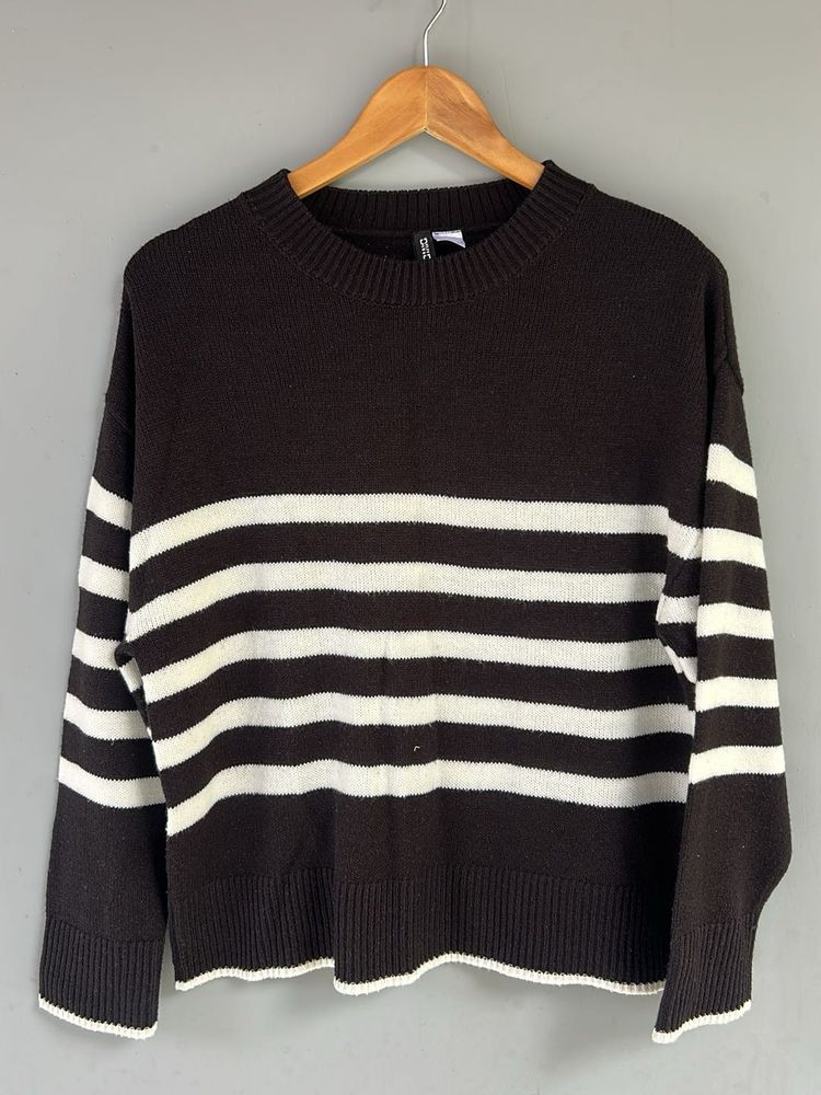 Striped Knit Sweater