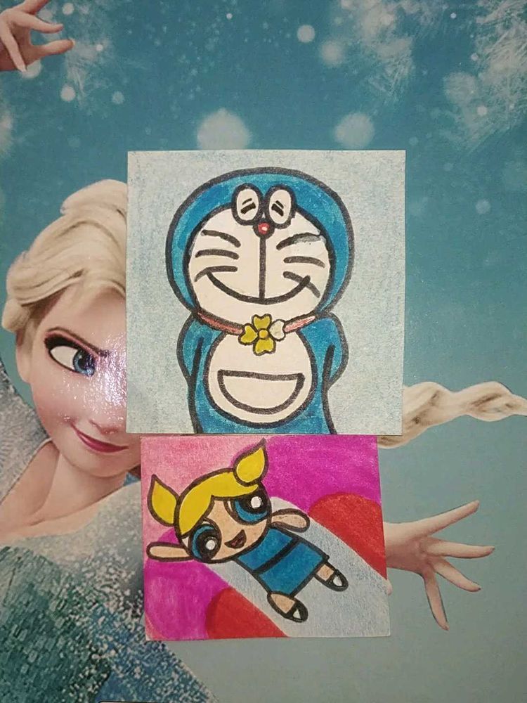 Cute Cartoon Character Art Pieces