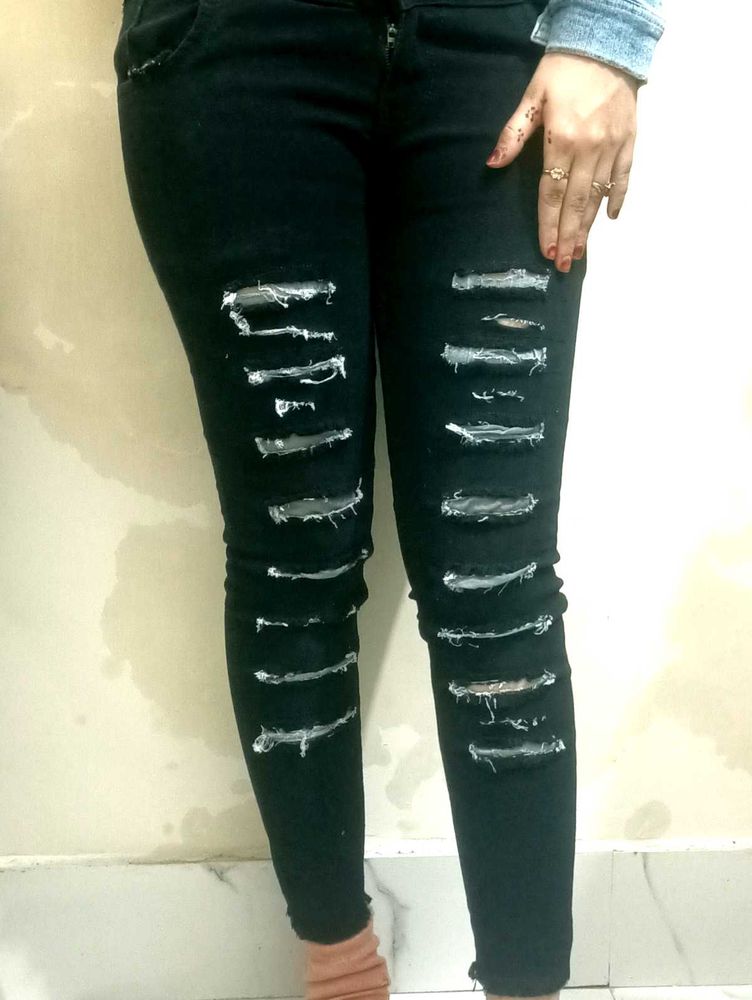 Ripped Black Skinny Jeans