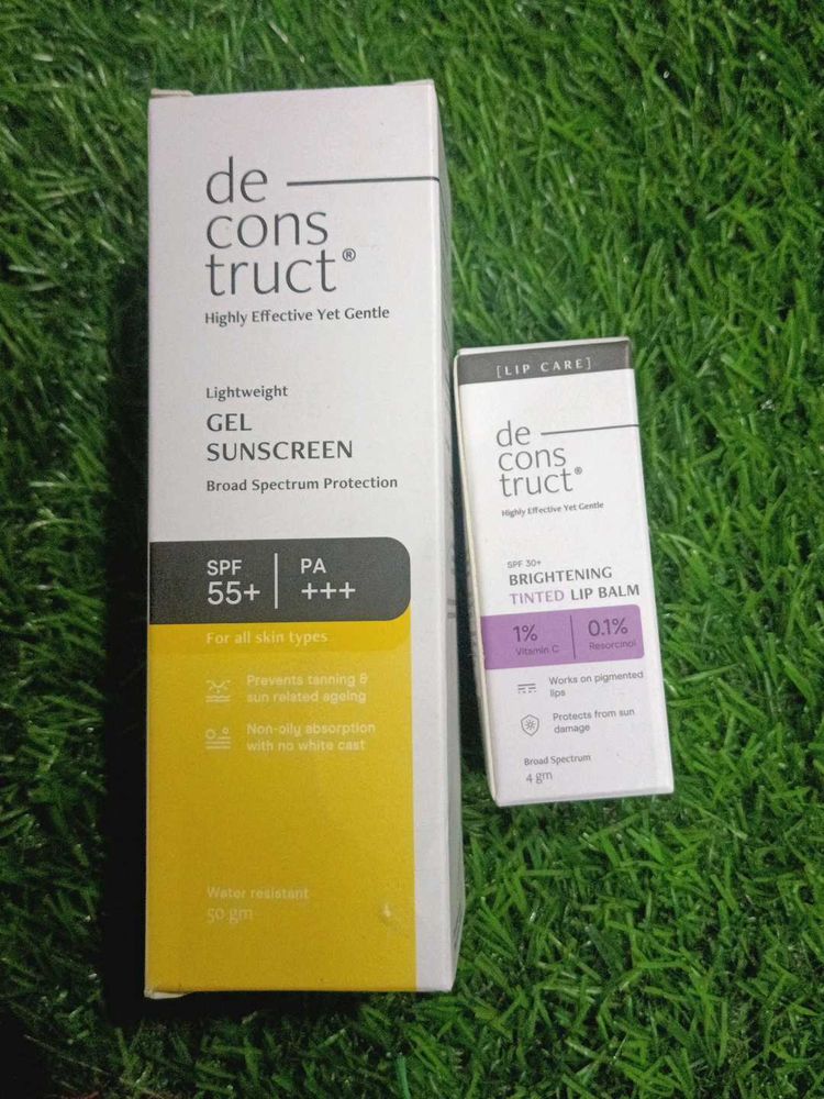 deconstruct sunscreen &amp; brightening tinted lip bal