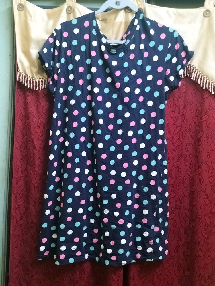 Knee Length Night Suit