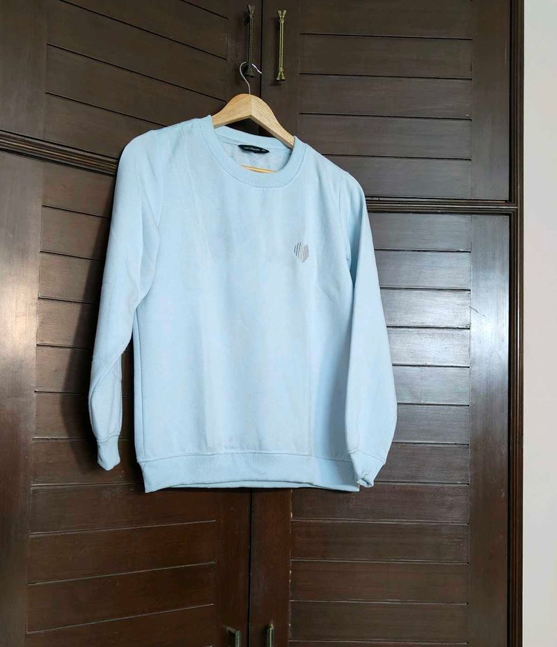 Livesmart Women Sky Blue Sweatshirt