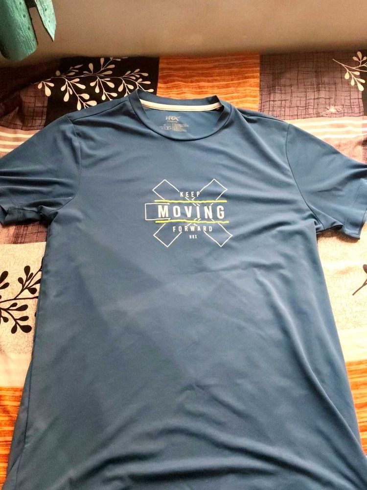 Blue Graphic Print T-Shirt