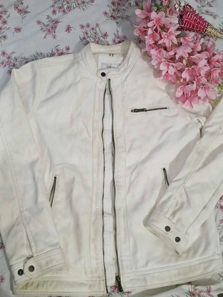 White Casual Jacket