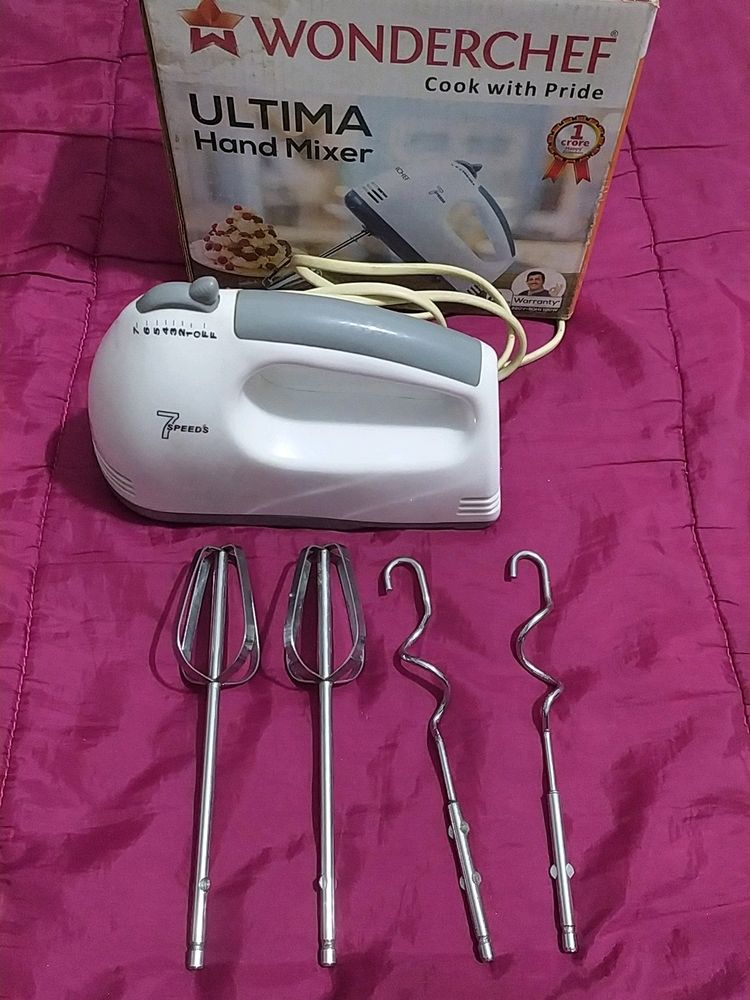 Wonderchef Ultima Hand Mixer With Attachments