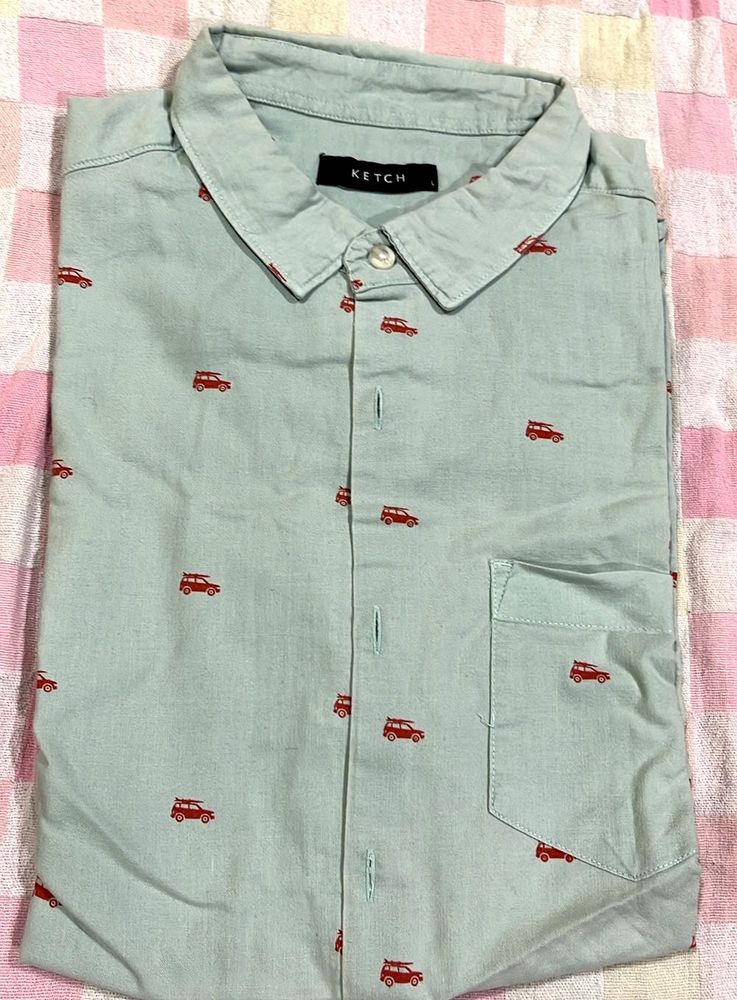 Ketch Car Print Shirt