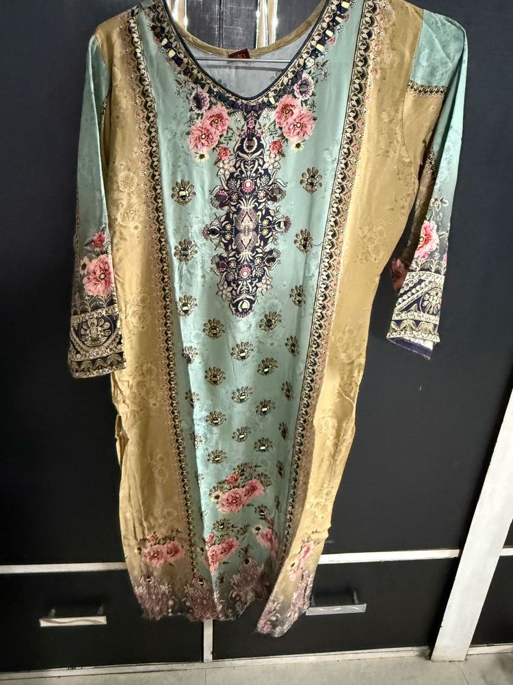 Floral Print Kurta