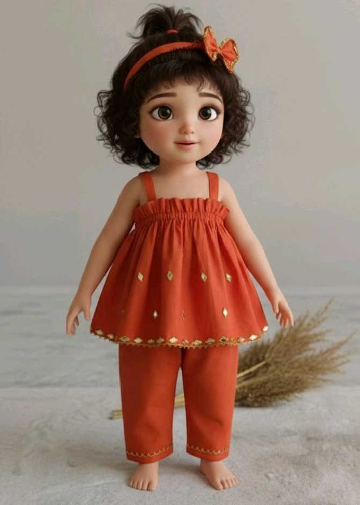 Adorable Orange Kids' Outfit