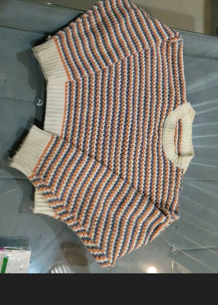 Striped Knit Sweater