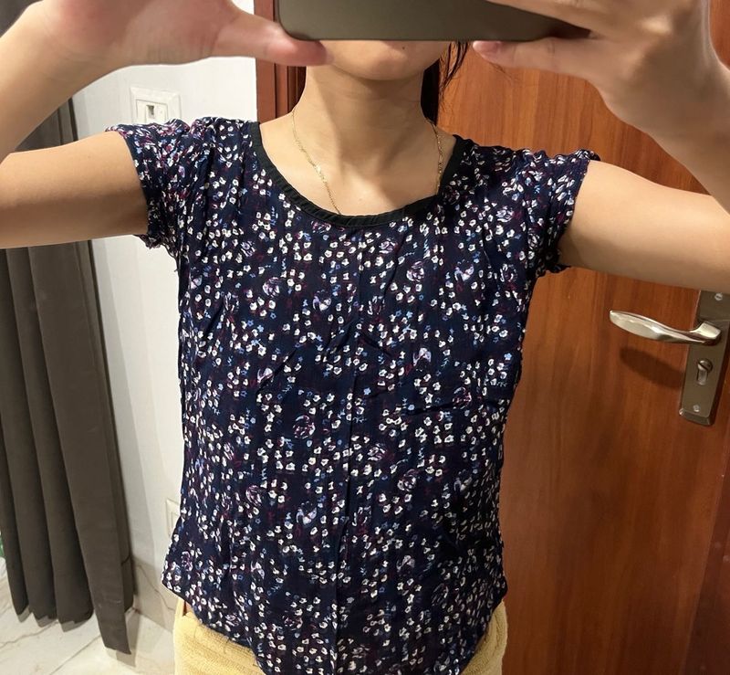 Floral Print Top