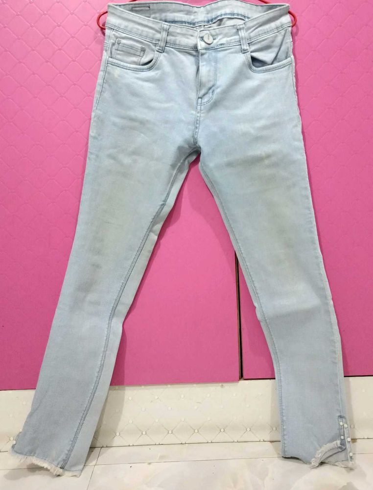 Light Wash Denim Jeans