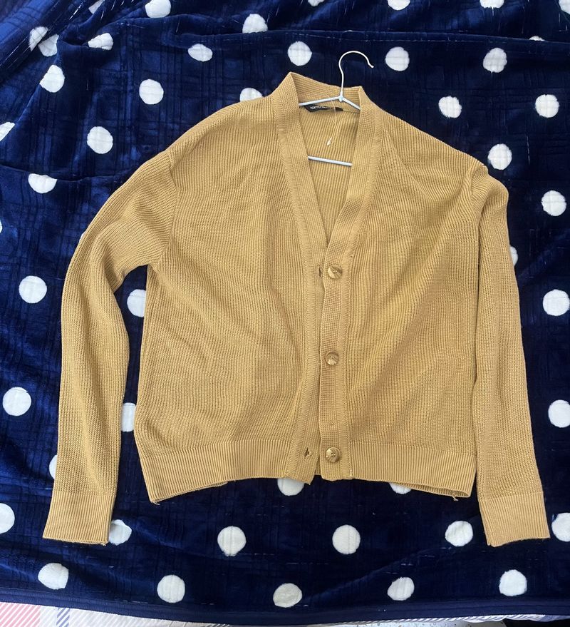 Women Beige Acrylic Sweater