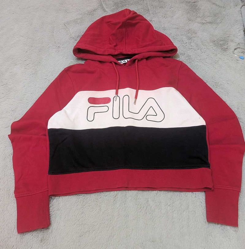 Fila Cropped Hoodie
