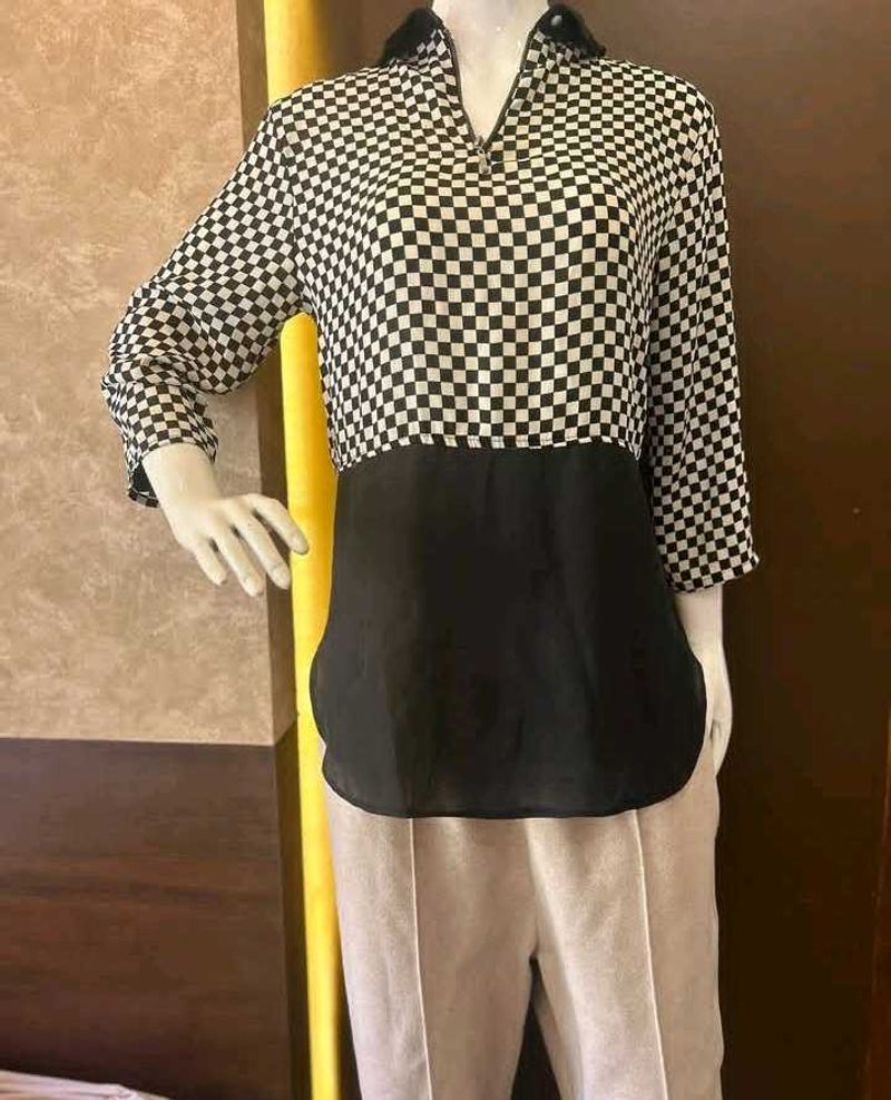Checkered Blouse