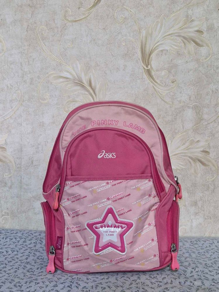 Pink ASICS Backpack