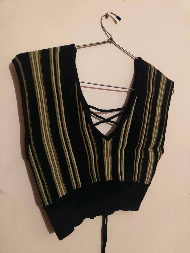 Stretchable Winter Crop Top