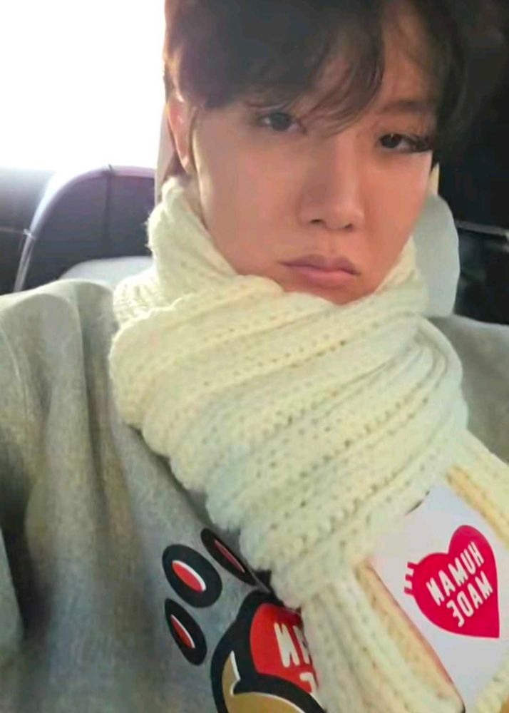 BTS jhope Knit Scarf