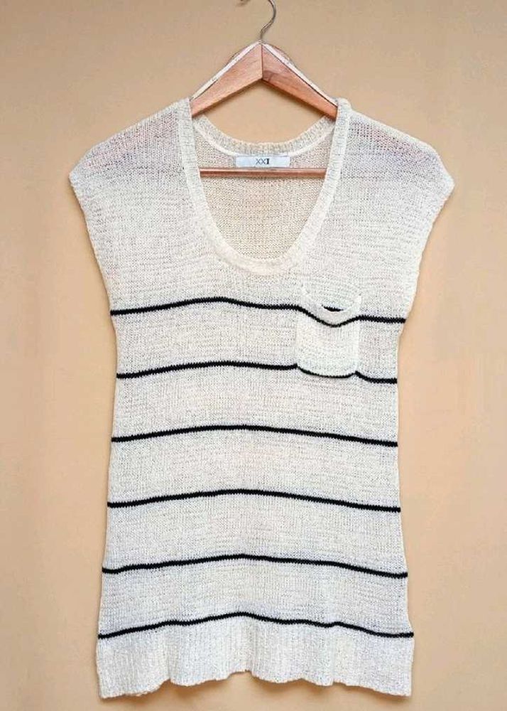 Forever 21 Striped Knit Top