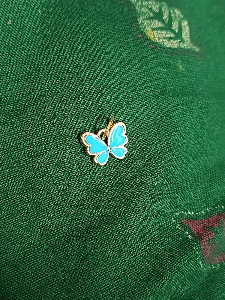 Blue Theme Butterfly Pendant