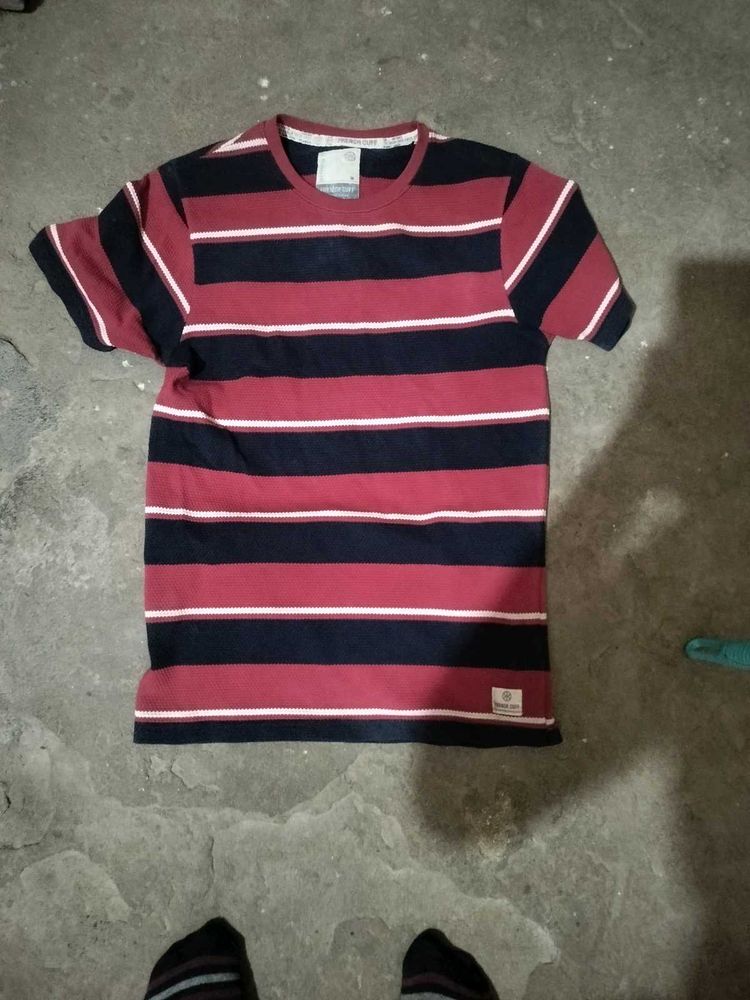 Striped Short Sleeve T-Shirt