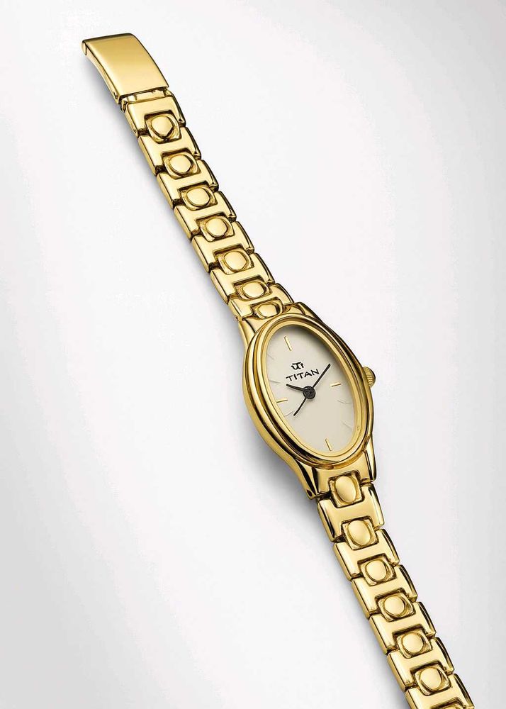 Titan Gold-Toned Women&#39;s Watch
